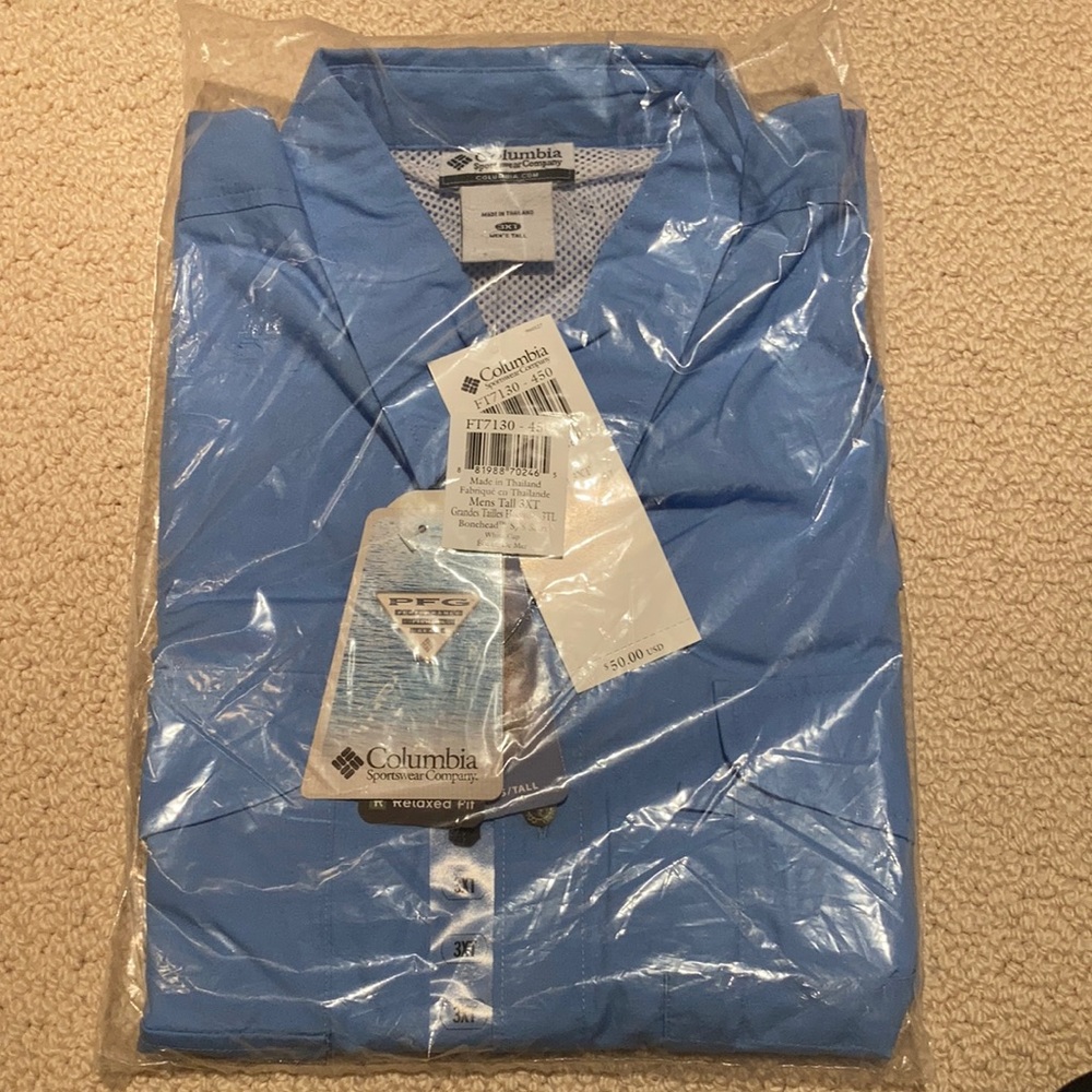 Men’s Tall 3XT PFG Columbia Shirt - Short Sleeve